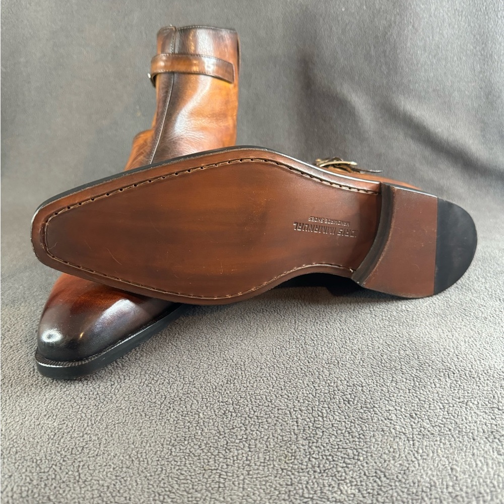 Handmade double monk boots - Picture 5 of 6